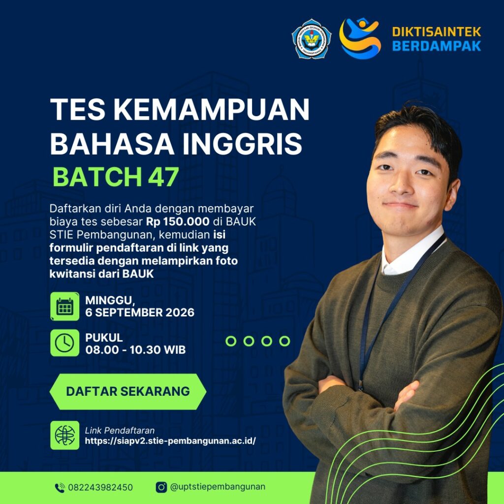 Tes Kemampuan Bahasa Inggris (TKBI) Batch 47